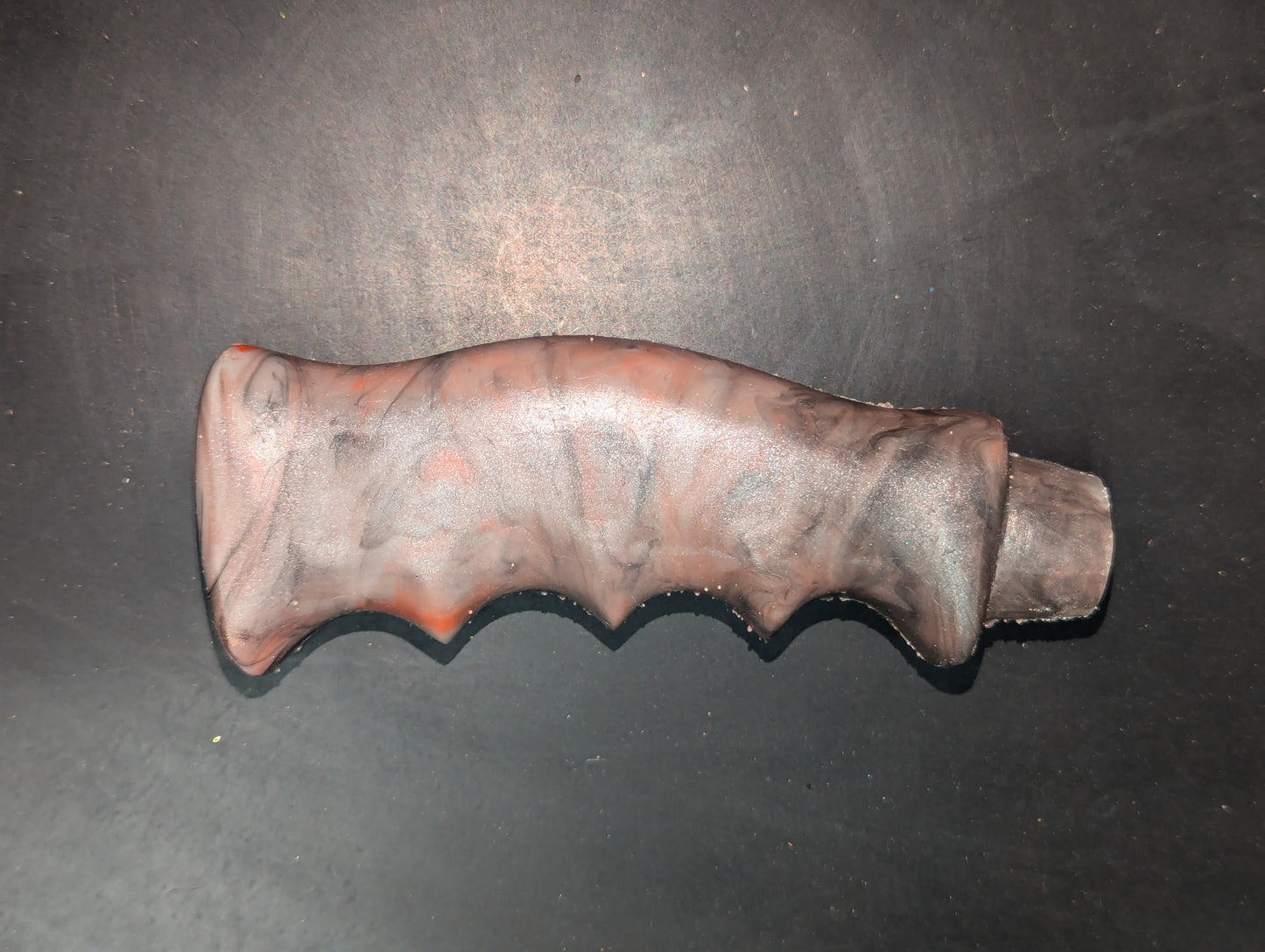 Gray/orange w/black Handle blank