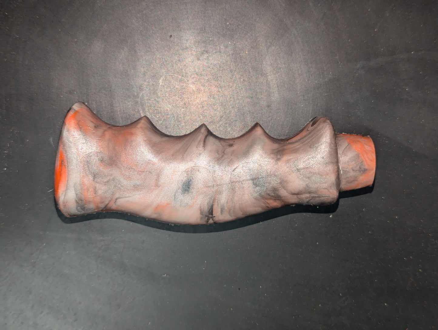 Gray/orange w/black Handle blank