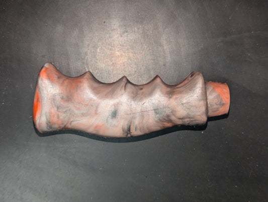 Gray/orange w/black Handle blank
